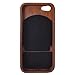 Unique Handmade Natural Wood Wooden Hard bamboo Case Cover for iPhone 5 with free screen protector(Verawood)