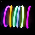 8" LumiStick Brand Glowsticks Glow Stick Bracelets Mixed Colors (Tube of 100)