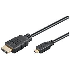 Wentronic HDMI High Speed Kabel mit Ethernet (HDMI A-Stecker auf HDMI D-Stecker) 1 m