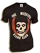Junk Food The Misfits Fiend Club Black Wash Juniors/Ladies T-Shirt Tee