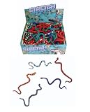 12 Stretchy Snakes - Assorted Colours