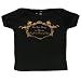 Rattle Me Organic Lapover Tee Best Things - Black, 12 to 18 Months