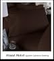1200 Thread Count 4pc Sheet Set - Egyptian Cotton, KING CHOCOLATE STRIPED