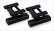 Jazz 6" Speaker Stands (Piano Black)
