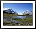 Athabasca Glacier and Sunwapta Lake, Rocky Mountains, Jasper National Park, Alberta S...