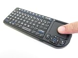 GSI Super-Quality Wireless Mini Bluetooth Keyboard With Mouse Touch Pad And Laser Pointer For PC, Laptop, Apple iPad Wifi/3G, PC, iMac, iPhone 4, PS3, PDA and Smart Mobile Phones - USB Interface - Cable Included