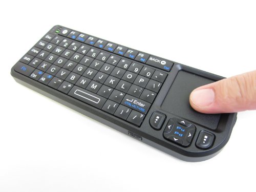 GSI Super-Quality Wireless Mini Bluetooth Keyboard With Mouse Touch Pad And Laser Pointer For PC, Laptop, Apple iPad Wifi/3G, PC, iMac, iPhone 4, PS3, PDA and Smart Mobile Phones - USB Interface - Cable Included