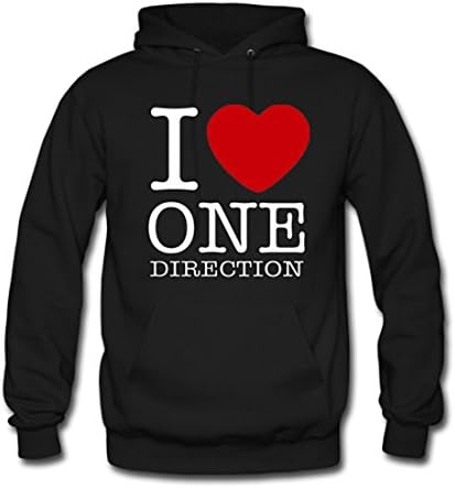Sellergoods I Love One Direction Men's Gildan Hoodie Sweatshirt Size L