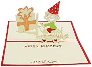 Creative 3D Bicycle 100% Handmade Paper Greeting Card Customized Greeting Words Invitation Letter