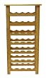 Winsome Wood 28-Bottle Wine Rack, Natural