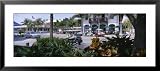 Golf Carts and Cars Parked on a Street, Boca Grande, Gasparilla Island, Florida, USA Framed Art Poster Print by Panoramic Images, 43x19