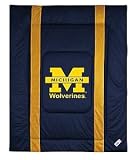 Michigan Wolverines Twin Sideline Comforter