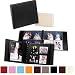 This album requires the optional photo mats for each Page. Leather Album Designs Vintage Bridal Series Multi Ring Album, 15 Pages Holds 30 - 4" x 5" or 5" x 5" Photos, 1 per Page, Black Leather Covers and Black Pages with Black Edging.