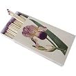 Iris Floral Design Medium Fireplace Matches - 4 Inches Long, Pack of 3