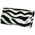 LEATHER HORIZONTAL POUCH CASE WITH BELT LOOP AND BELT CLIP FOR Palm Centro LG: EnV2 VX-9100 Rumor Decoy VX-8610 Dare Vx-9700 Glimmer UX-830 BlackBerry Pearl 8100 8220 SAMSUNG: Glyde U940 Mysto T919 BEHOLD MOTOROLA: V950 NOKIA: N96 / WHITE ZEBRA