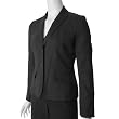 Anne Klein Platinum Pinstripe Blazer