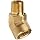 Parker Brass Pipe Fitting, 45 Degree Street Elbow, NPT Female X NPT Male