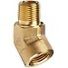 Parker Brass Pipe Fitting, 45 Degree Street Elbow, NPT Female X NPT Male
