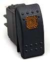 Daystar KU80013 20 Amp Amber Light Rocker Switch Kit