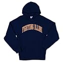 Illinois Fighting Illini Classic Hooded Pullover Sweatshirt with Arch