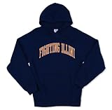 Illinois Fighting Illini Classic Hooded Pullover Sweatshirt with Arch