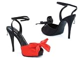 5 Heel Open Toe W/ Microfiber Satin Wrap by Ellie