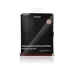 Luxa2 Metis Echt-Ledertasche vier ausw�hlbare Winkel (schwarz) f�r Apple iPad 2