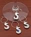 Waterford Seahorse Wine Charms