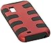 MyBat SAMI500HPCSK002NP Titanium Fishbone Case for Samsung Fascinate/Mesmerize i500 - 1 Pack - Retail Packaging - Red/Black
