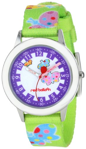 Red Balloon Kids' W000188 "Butterflies" Stainless Steel Watch
