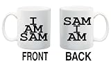 I AM SAM/SAM I AM Mug Coffee Cup 11 oz ~ 2 designs front/back!