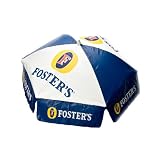 6 ft Fosters Beer Logo Patio / Beach Umbrella with Tilt