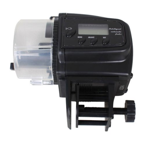 Digital Mini Automatic LCD Aquarium Fish Tank Food Feeder Timer Home up to 4 Feeding Times