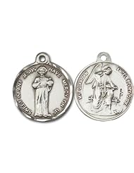 Highest Quality Vintage Die .925 Solid Sterling Silver Holy Child Jesus and Guardian Angel Rare Unique Vatican Commissioned 100 Year Old Design Relic Catholic Icon Religious Jewelry Protection Protector Charm New NWT