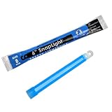 Cyalume SnapLight Industrial Grade Chemical Light Sticks, Blue, 6" Long, 8 Hour Duration (Pack of 10)