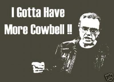 Apparel: I Gotta Have More Cowbell, Christopher Walken T shirt