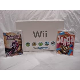 Wii Bundle W Wii Sports + Jenga + Nights Journey of Dreams by Nintendo