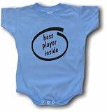 Bass Player Inside Logo Baby/Infant Tee Shirt or Onesie