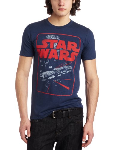  Star Wars Men's Star Wars Jet Plane Tee