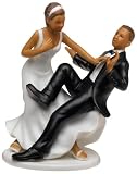 Weddingstar Comical Couple with the Groom Taking a Plunge - Non-Caucasian
