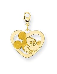 Disney Mickey Heart Lobster Clasp Charm