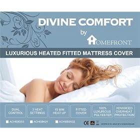 HOMEFRONT FULLY FITTED WASHABLE KING SIZE MATTRESS COVER DUAL CONTROL