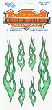 Hardley Dangerous Illusions Sizzling Flame Sticker Green