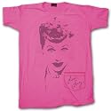 I Love Lucy Lucille Ball FACE Hot Pink Ladies Nightshirt