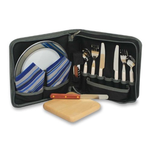 Piatto Travel Wine and Cheese Set - Service for 2