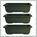10 inch Bonsai Tree pots - 6 pack - B000NTEA22