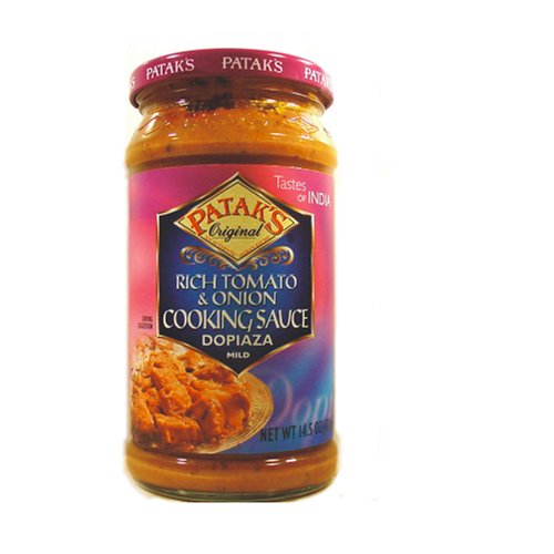 Patak Dopiaza Curry Cooking Sauce , 15-Ounce Bottle (Pack of 4) by Patak