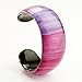 Chuvora Stylish Venetian Murano Glass Pastel Cuff Bracelet 7'', Light Purple and Pink Chuvora Stylish Venetian Murano Glass Pastel Cuff Bracelet 7'', Light Purple and Pink