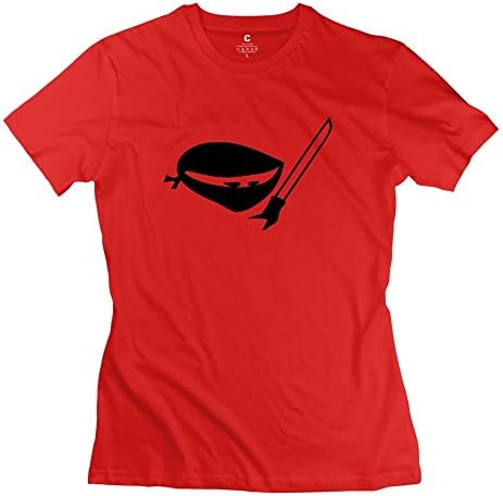 Custome Heart Women's Pre-cotton T Shirts/Ninja Sword
