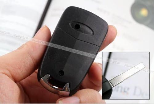 World Auto Keyless Entry New Folding Flip Remote Fob KEY Shell Case replacement for replacement ford Mondeo Focus Fiesta Cougar replacement ford Fiesta replacement ford Transit Connect replacement ford Transit Connect 2010 2011